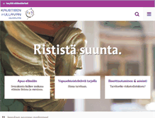 Tablet Screenshot of kaustisenjaullavanseurakunta.fi